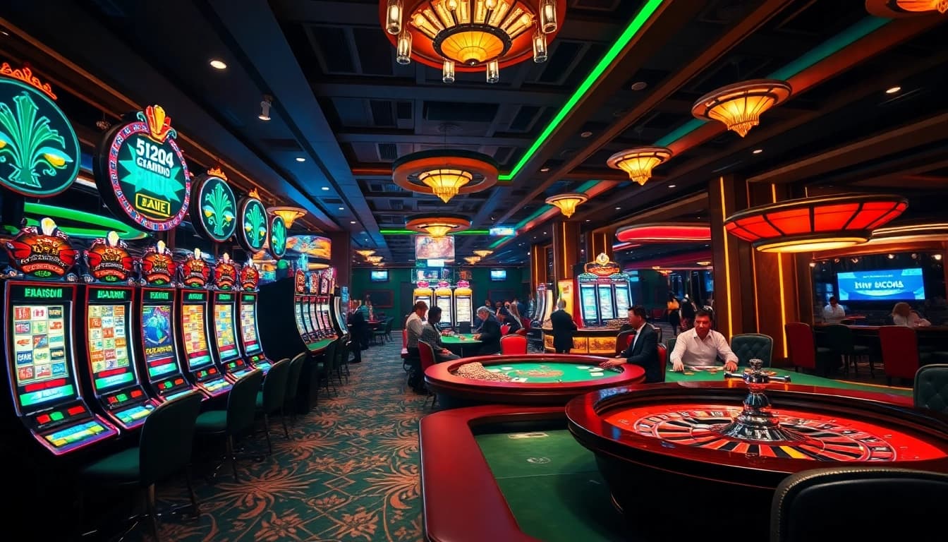 Engaging players in thrilling gaming action at kinggaruda138, vibrant slots and roulette capturing excitement.