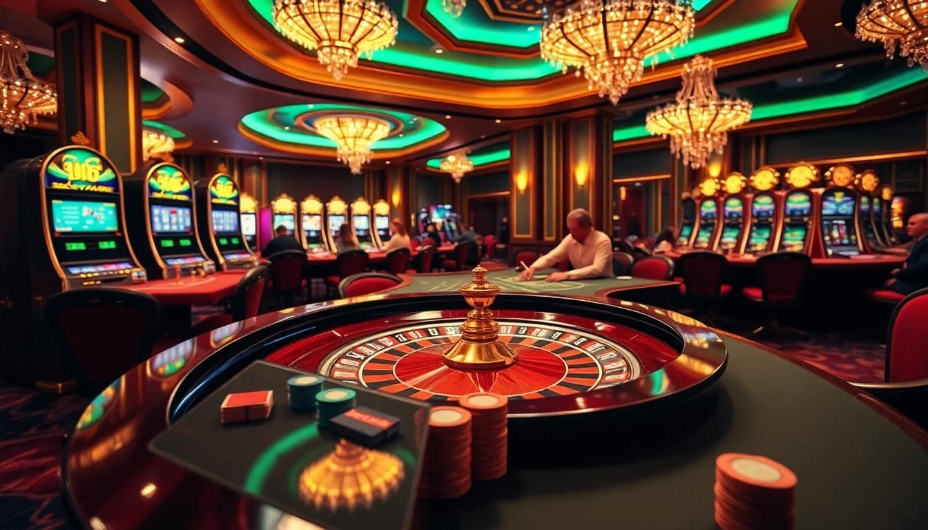 Experience thrilling gameplay at https://f8betb1.com/ with vibrant casino elements, lively roulette, and engaging online gambling action.
