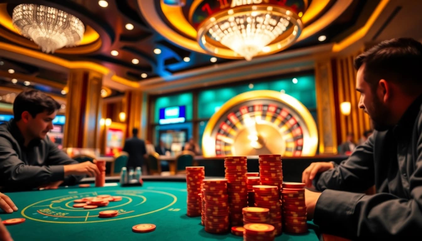 Experience high-stakes gaming at MM88 with exciting poker and roulette action.