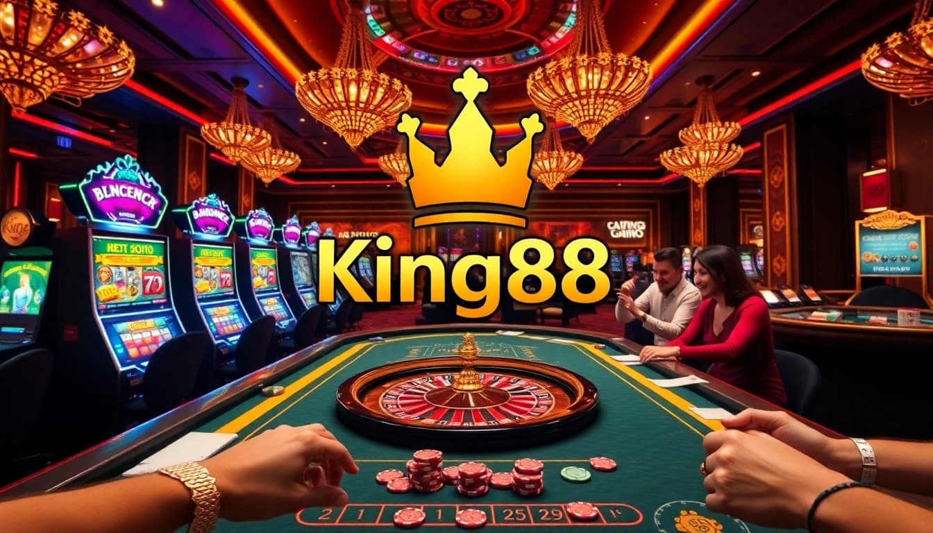 Experience thrilling gameplay at King88 with exciting casino games and vibrant slot machines.