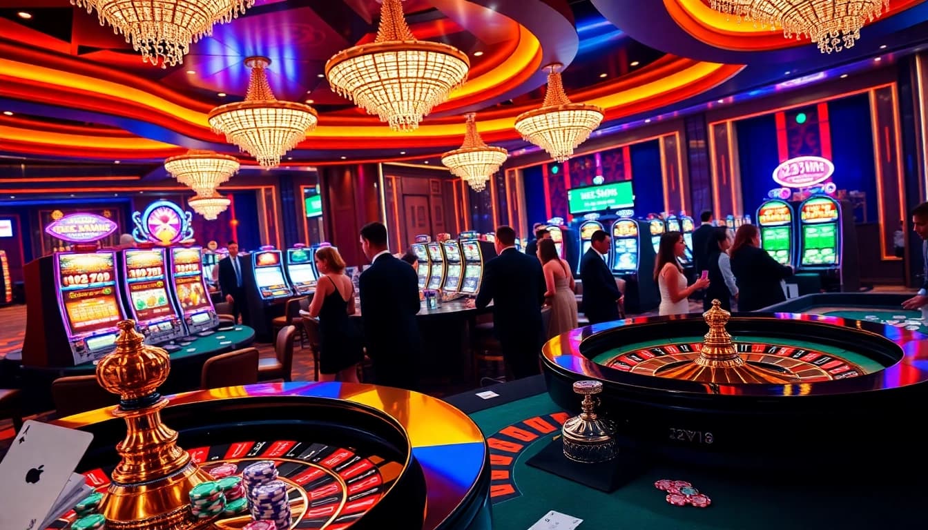 Experience the thrill of 23win with vibrant casino tables and high-stakes action.