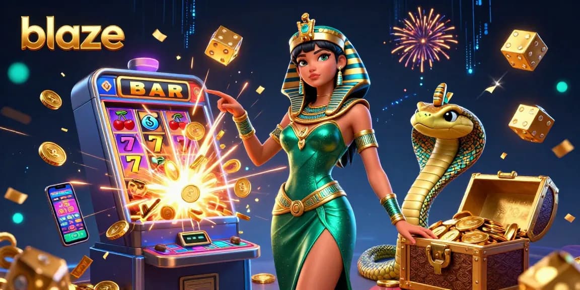 Win big with blaze at our vibrant slot games surrounded by golden treasures and exhilarating jackpots.