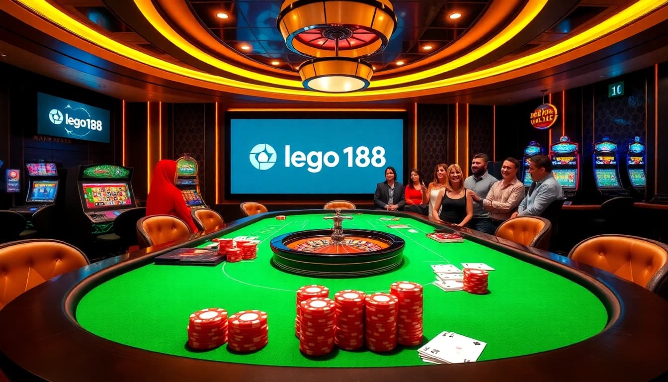 Experience the thrill of gambling with lego138 at a luxurious casino table overflowing with wins.