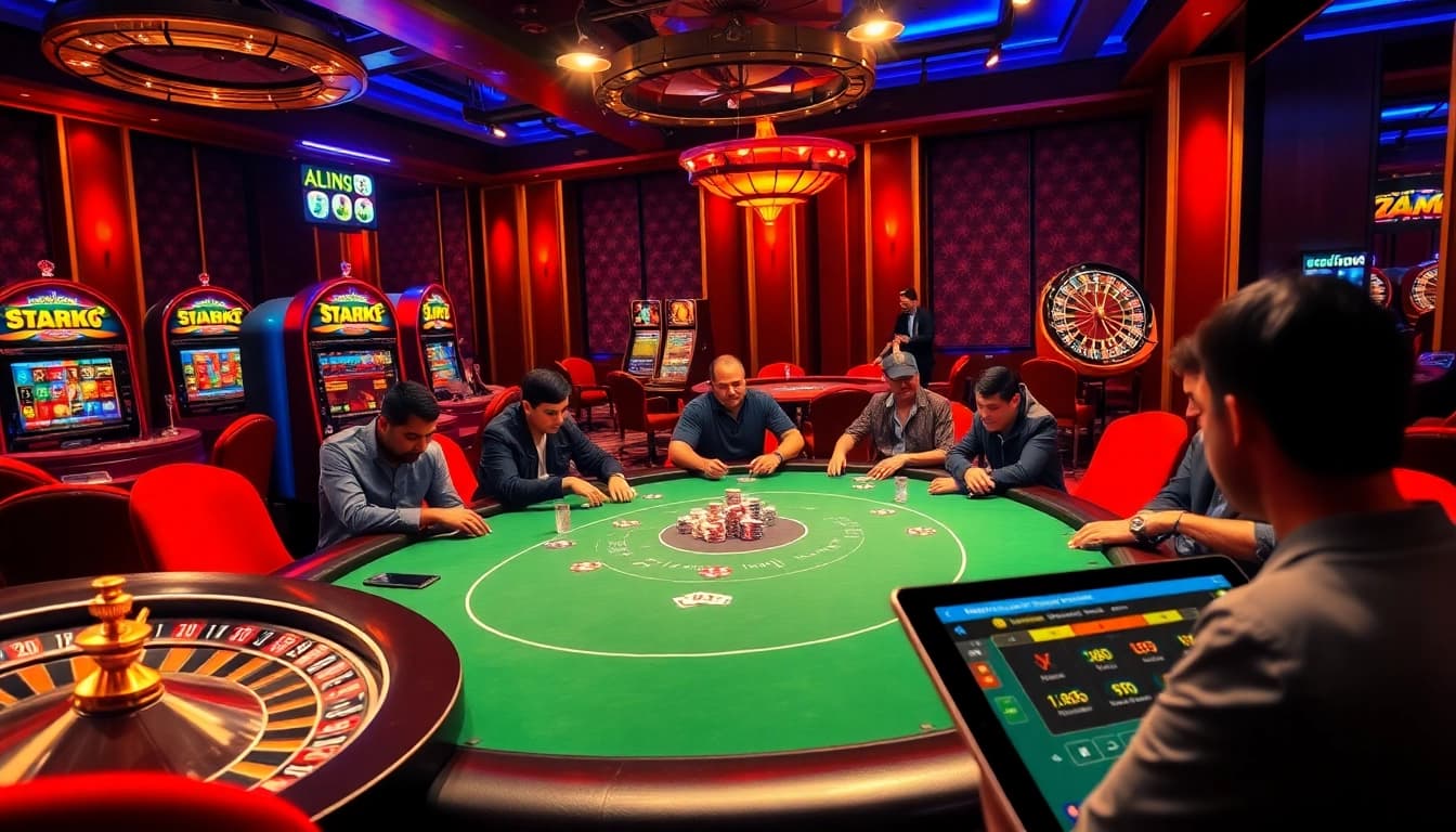 Experience intense gambling action at uk88 with luxurious casino tables and vibrant games.