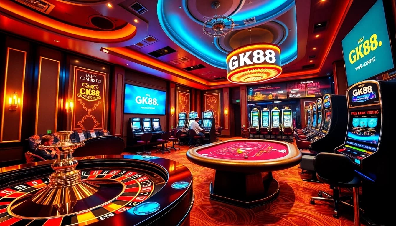 Experience the excitement at https://gk88.bond/ with roulette wheels, poker tables, and vibrant slot machines.