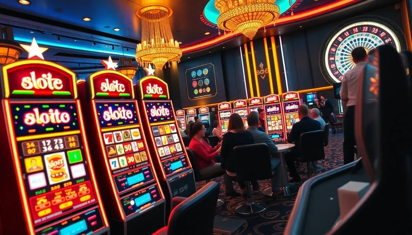 Rasakan permainan mendebarkan di slot88 dengan mesin slot yang hidup dan elemen kasino.