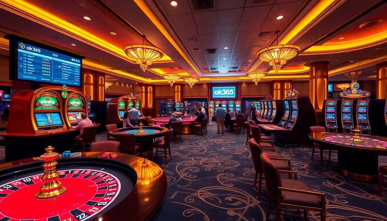 Engage with the excitement of ok365 online casino featuring vibrant tables and winning odds.