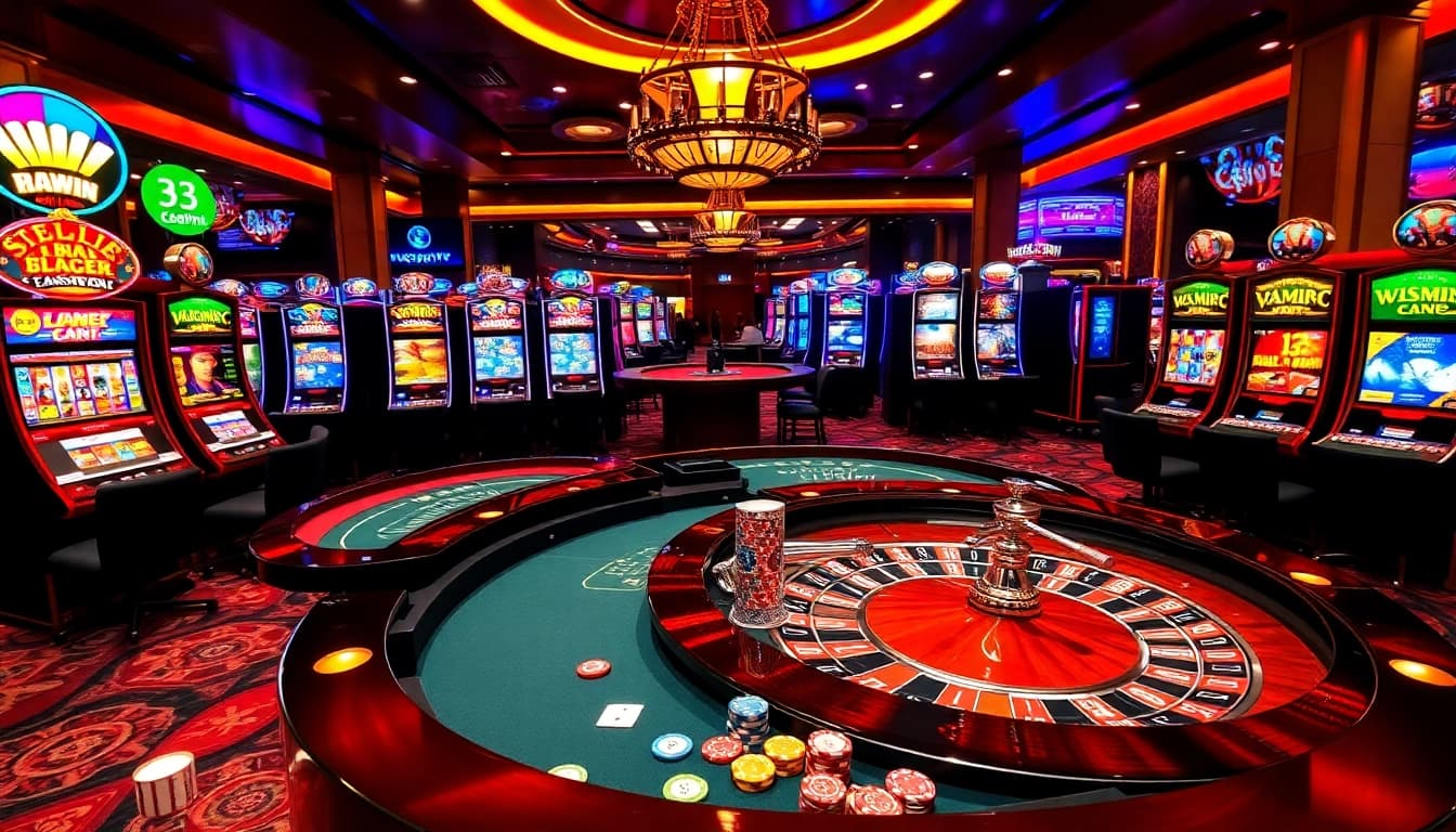 Experience thrilling gameplay at 13win with vibrant casino elements and excitement.