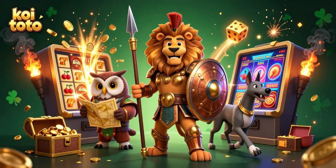 Join the thrill of koi toto with an exciting lottery escape through vibrant 3D scene
