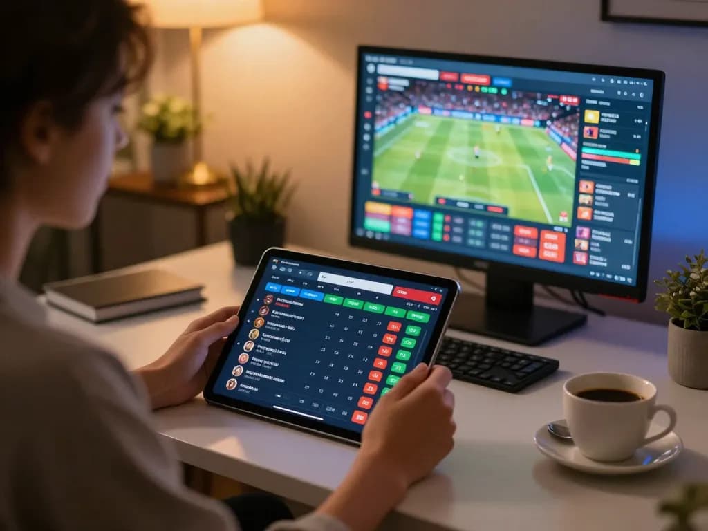 Experience the thrill of sports betting with ho88 on a stylish tablet interface, showcasing dynamic odds