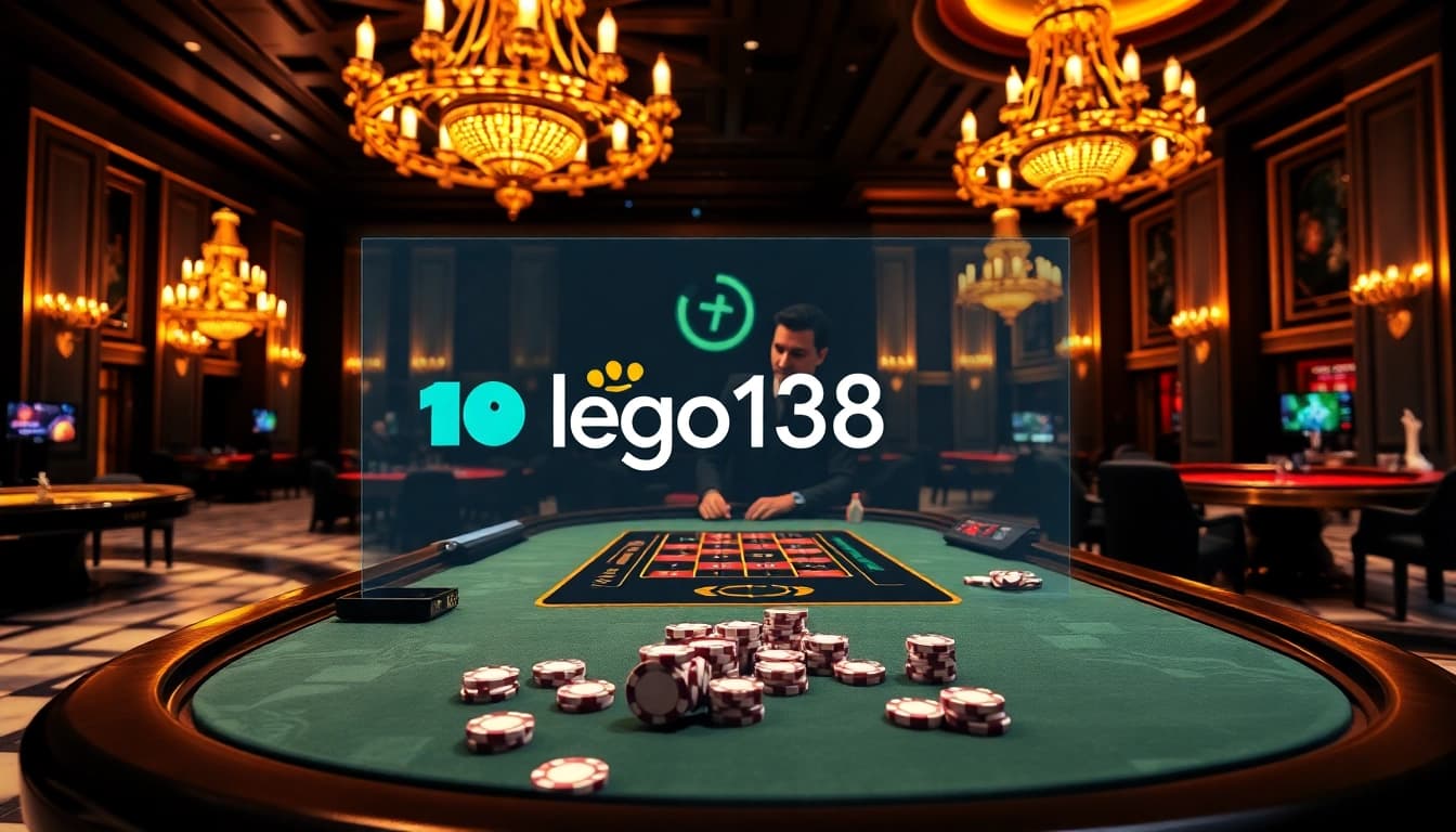 Experience the thrill of winning on lego138 at a luxurious casino table.