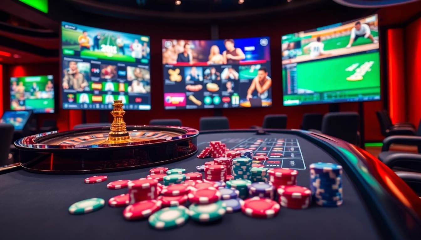 Experience the excitement of Trang Chủ DEBET with vibrant casino elements and online betting excitement.