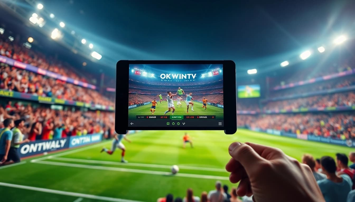 OKWINTV features live football streaming with high-quality visuals and real-time updates.