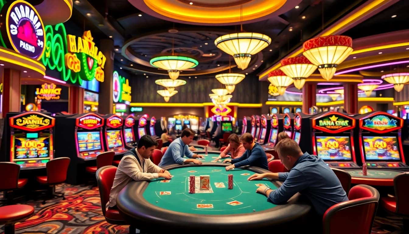 Experience the thrill of y3娱乐 with vibrant casino games and engaging players in action.