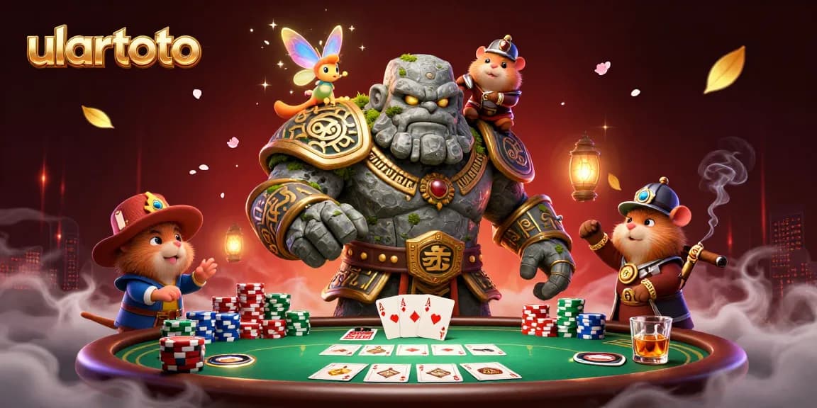 ulartoto menghadirkan petualangan poker dengan golem, peri, dan ksatria hamster yang menanti kemenangan