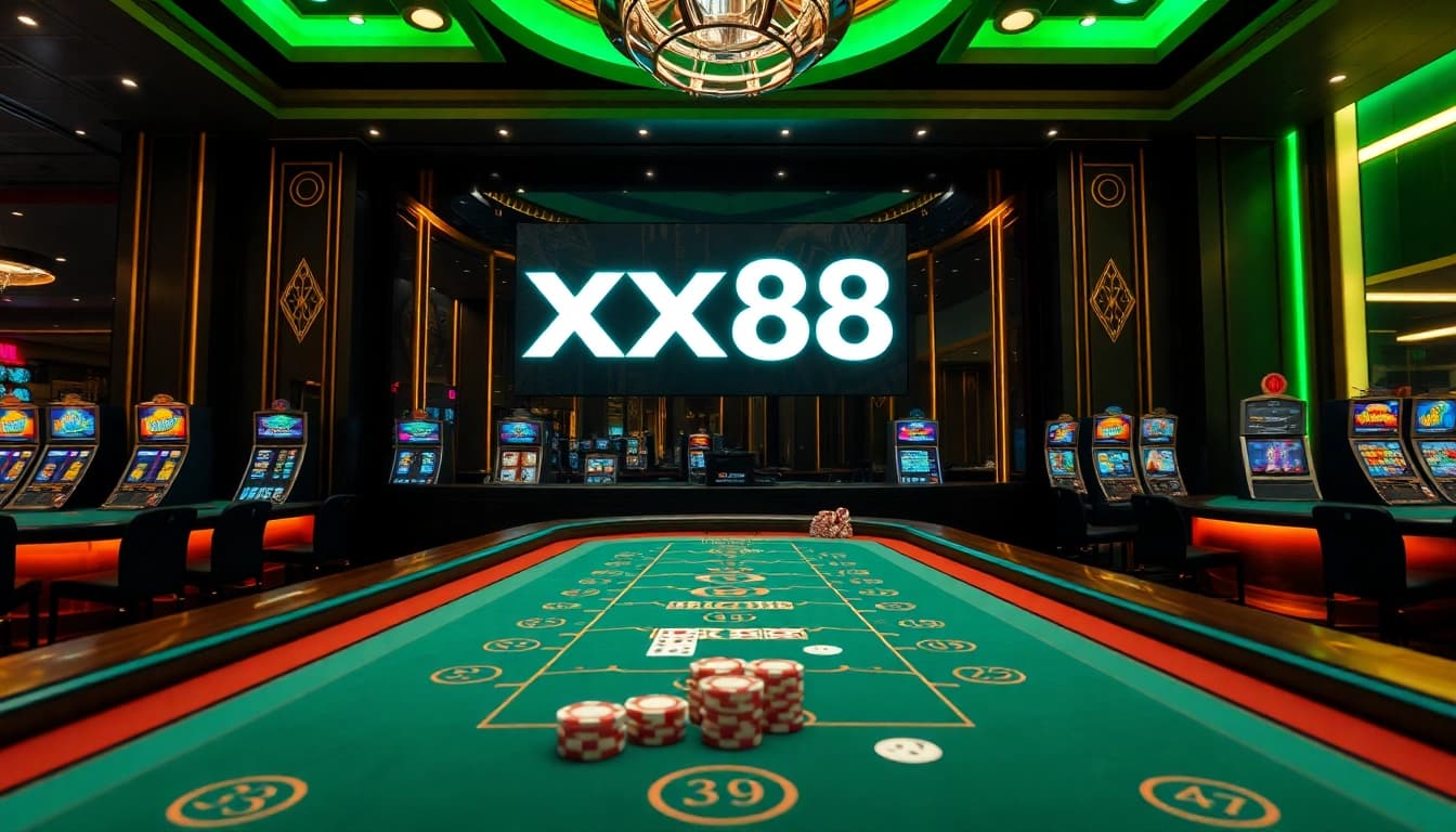 Experience the excitement at nhà cái XX88 with vibrant casino games and high-stakes betting.