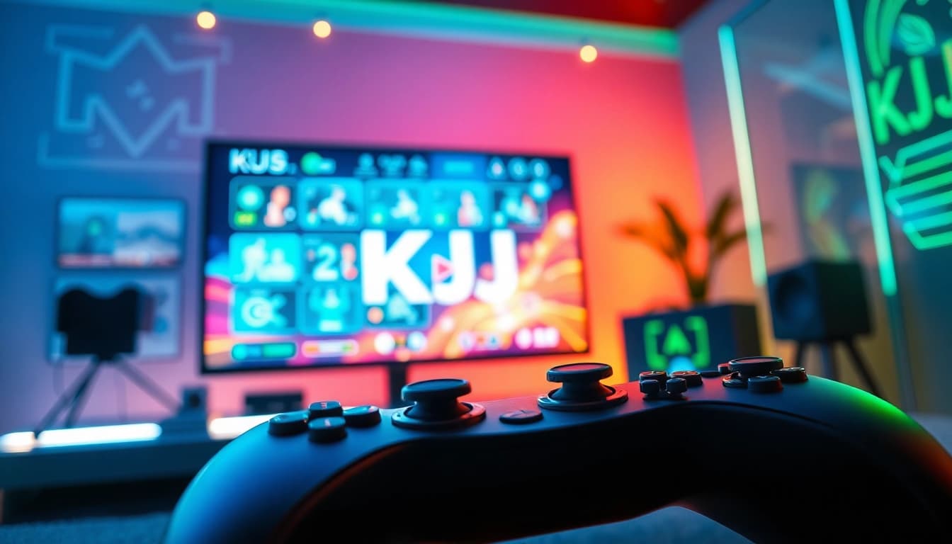 KJC's vibrant gaming environment showcasing cutting-edge technology and entertainment