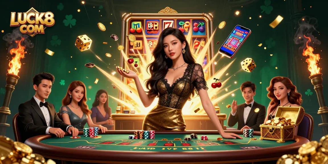 Engage in high-stakes gaming at LUCK8 COM with exciting jackpot slots and a vibrant casino atmosphere.