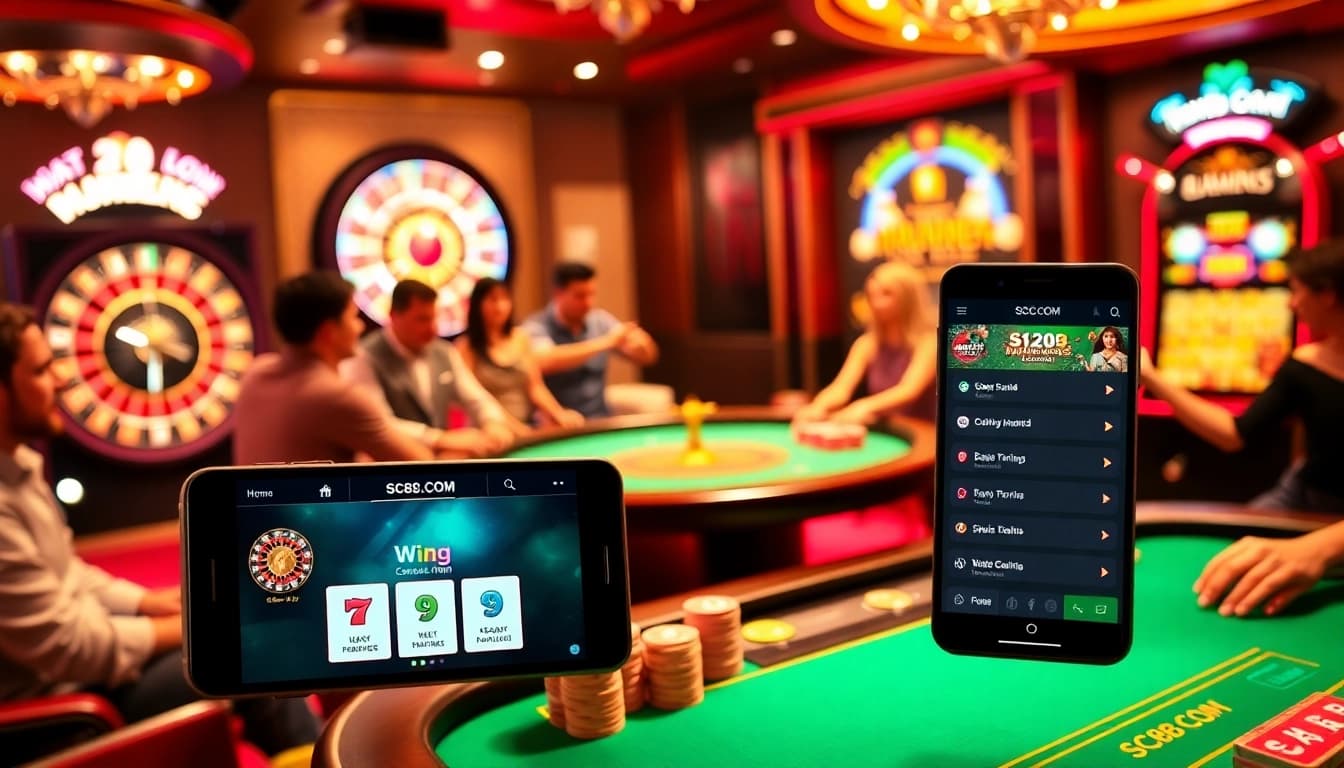 Experience excitement at SC88.COM with lively casino gaming and a thrilling poker table scene.