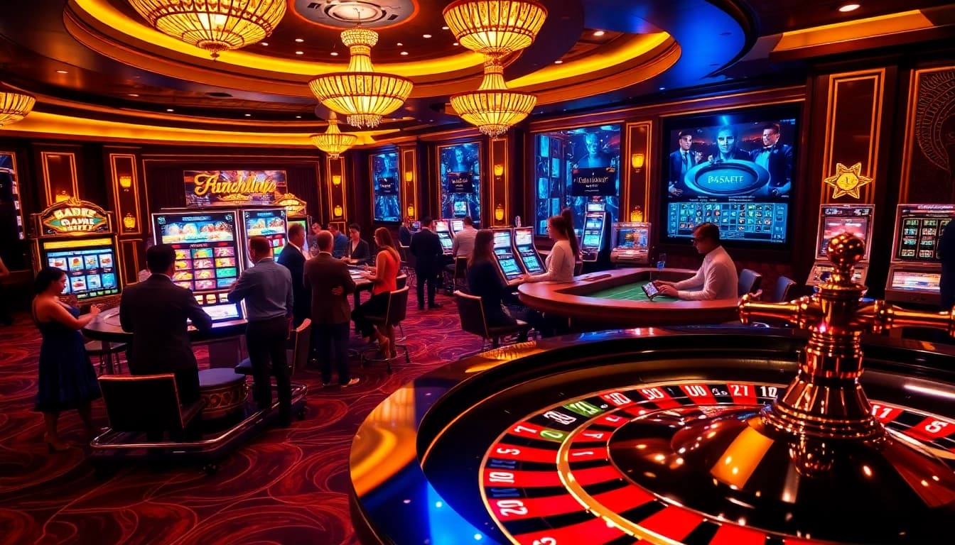Experience thrilling gaming action at asupanjitu’s vibrant casino tables and slots.