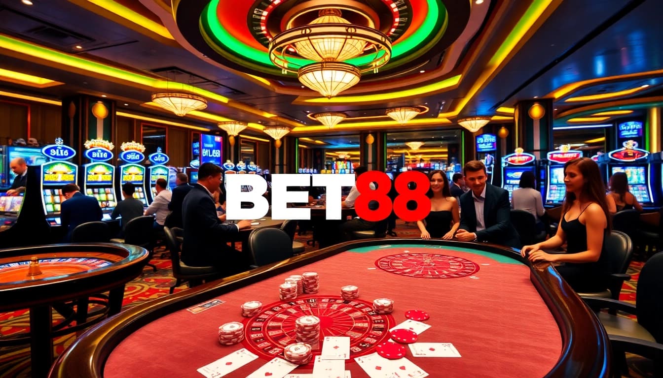 Bet88 offers an exciting casino experience with vibrant games and a luxurious atmosphere.