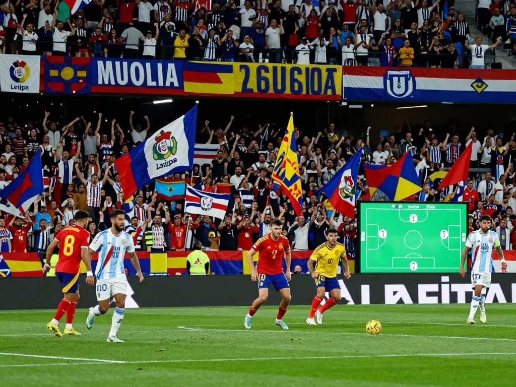 kèo bóng đá tây ban nha during an exciting La Liga match with enthusiastic fans and players in action