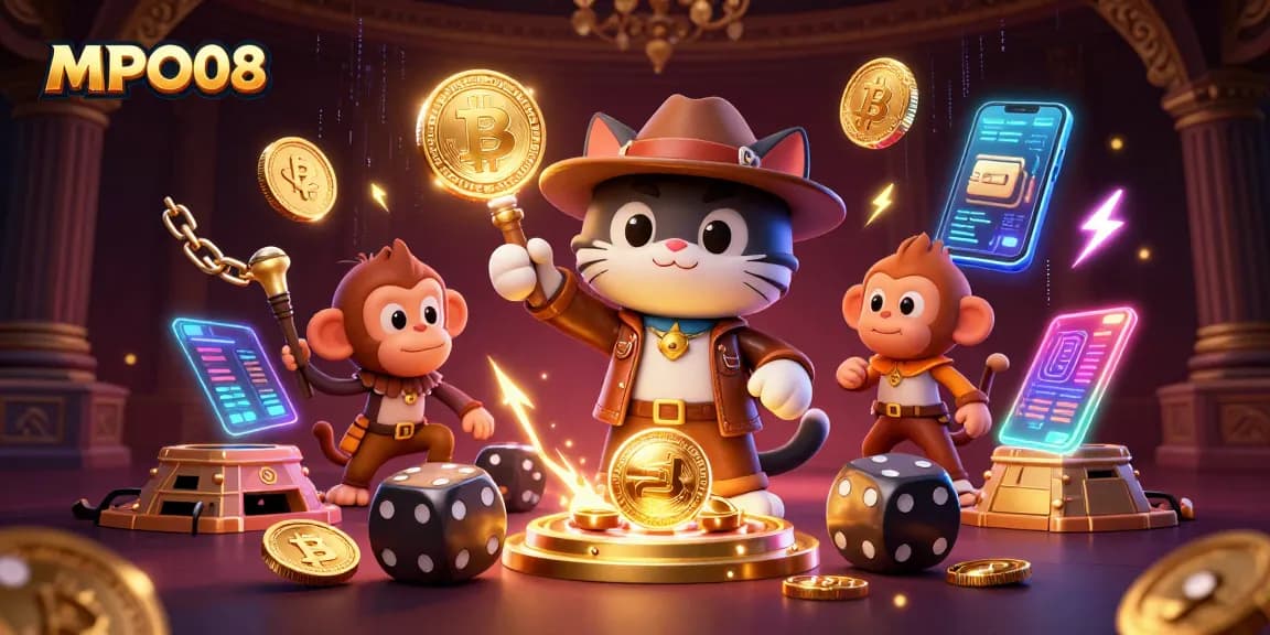 Engage in thrilling gameplay with MPO08's unique casino adventures and golden artifact discoveries.