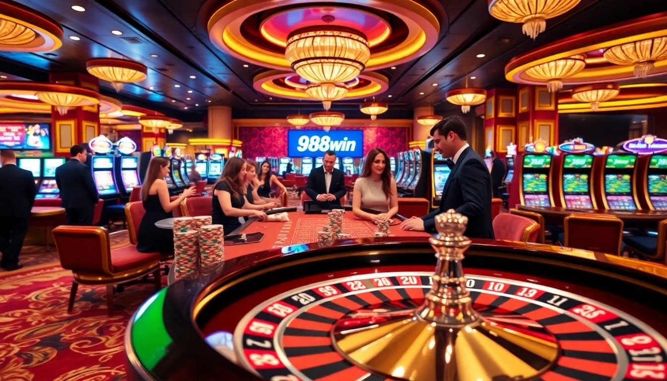 Feel the excitement at 98win's luxury casino experience with roulette and blackjack.
