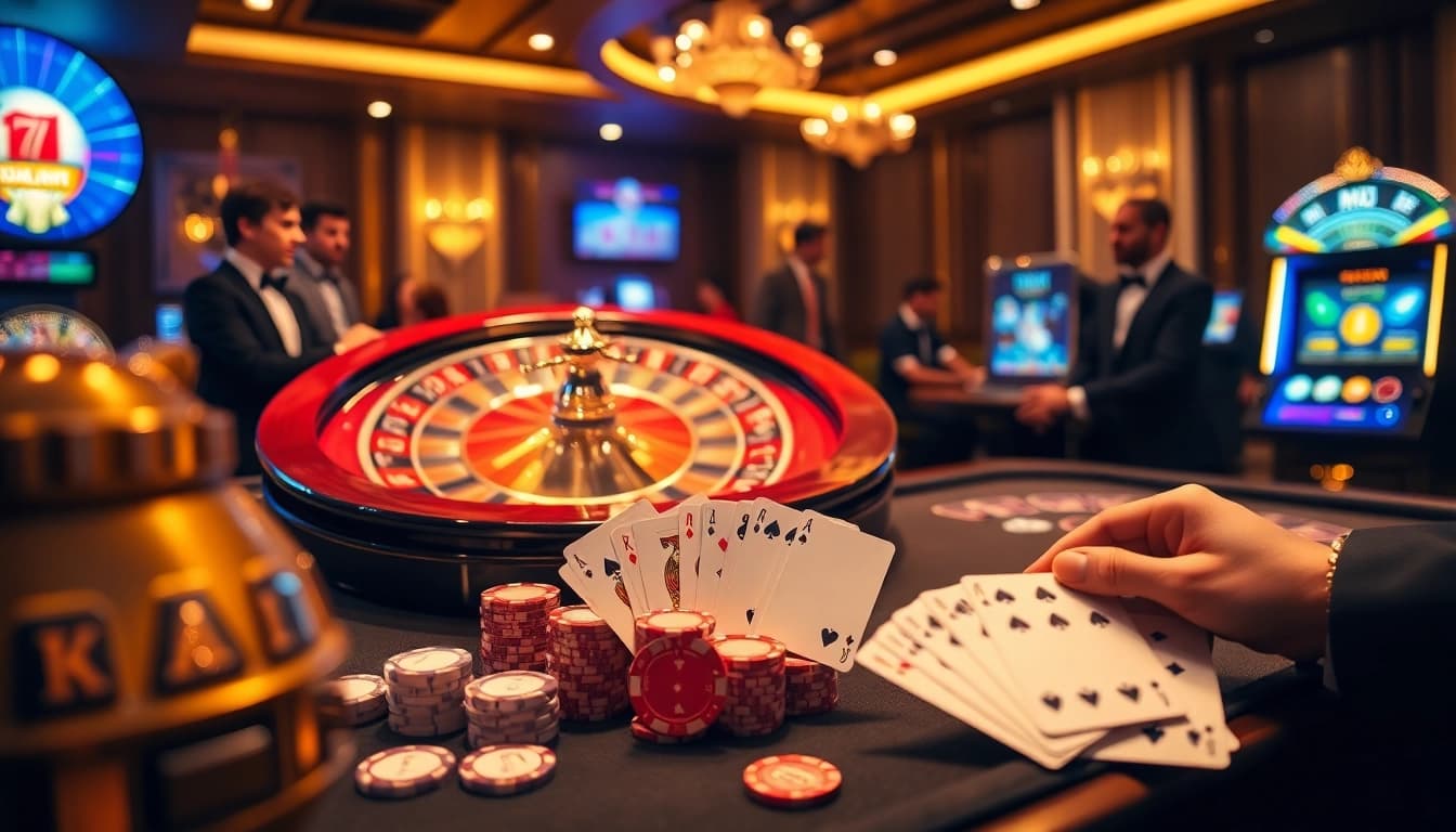 Experience the high-stakes excitement of premium betting at https://ta88.biz/ with a vibrant casino scene.