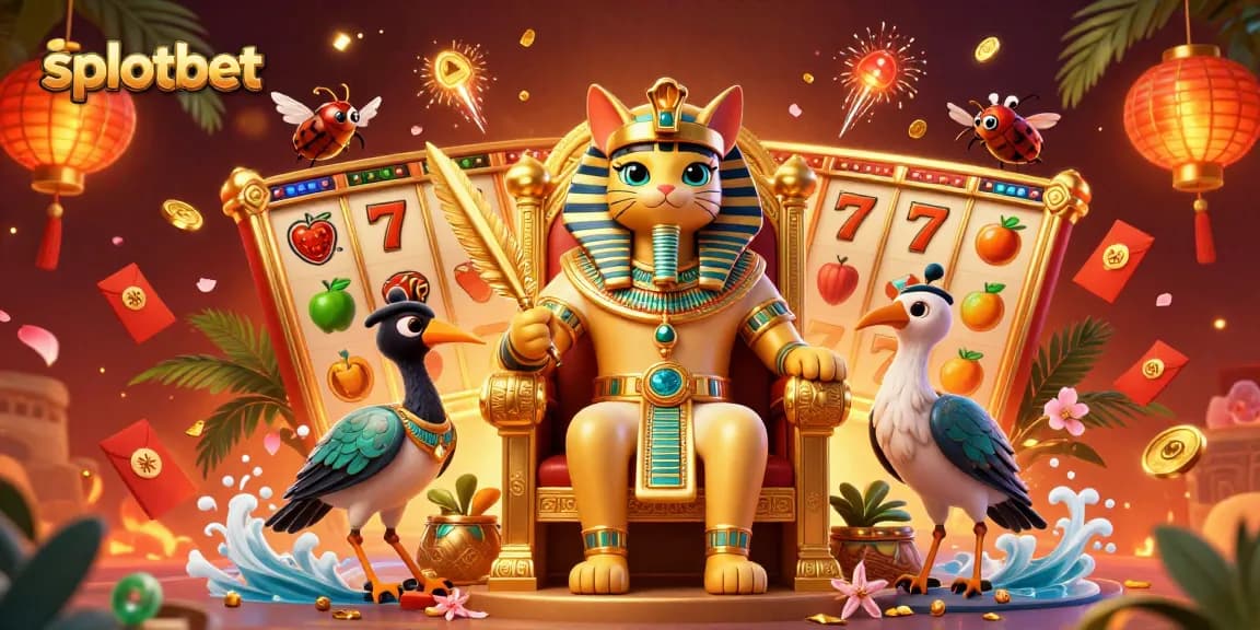 Experience thrilling action at slotbet with unique Egyptian-themed characters and dynamic game symbols.