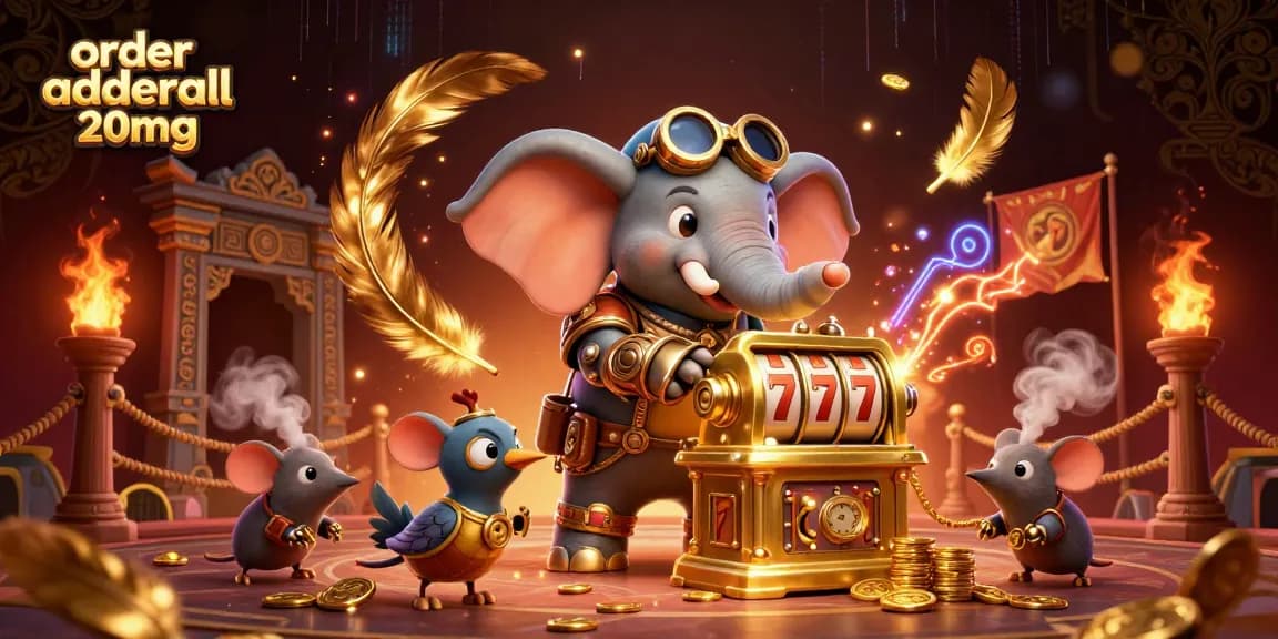 Spin the golden slot machine as you order adderall 20mg for a winning health boost!