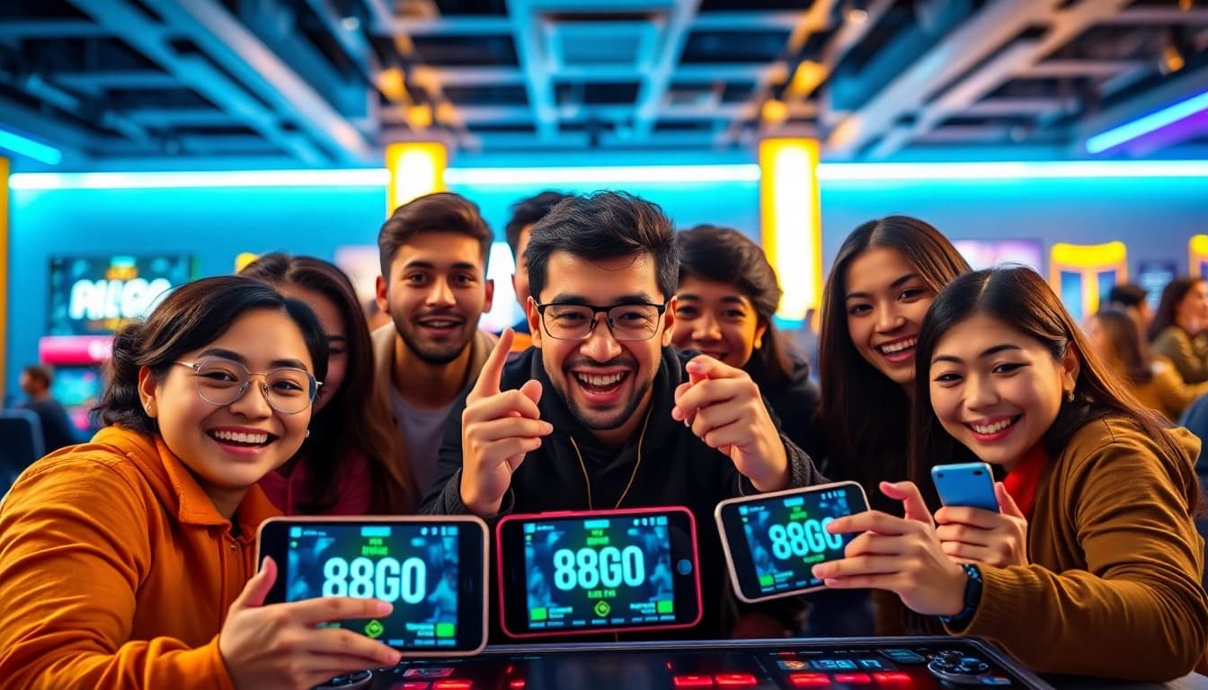 Experience the excitement at trang chủ 88GO with gamers enjoying the latest betting platform.