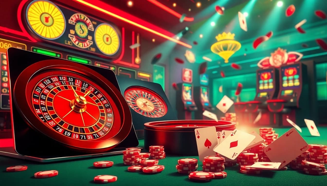 Experience thrilling online gambling at Go88 with vibrant slots, roulette, and poker action.