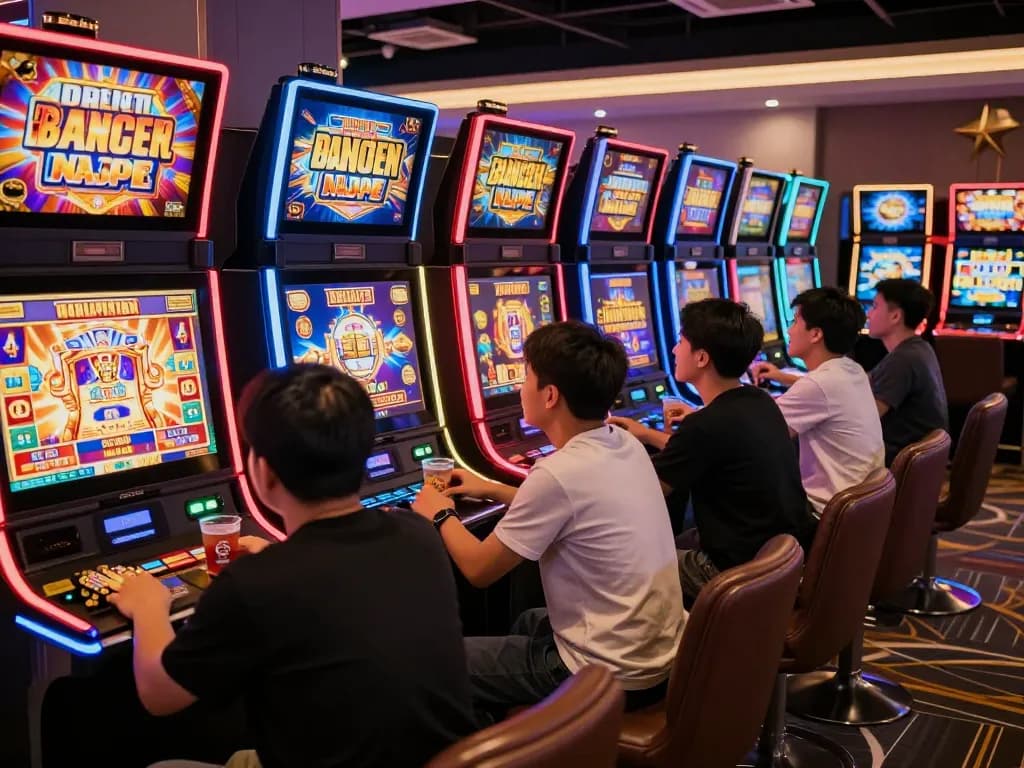 Rasakan situs slot gacor dengan permainan yang menarik dalam suasana kasino yang cerah.