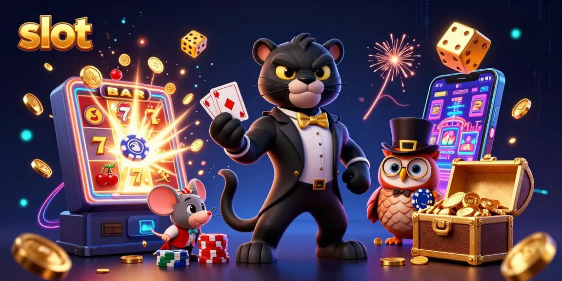 Slot memberikan pengalaman seru dengan jackpot menggema dan simbol keberuntungan terbang.