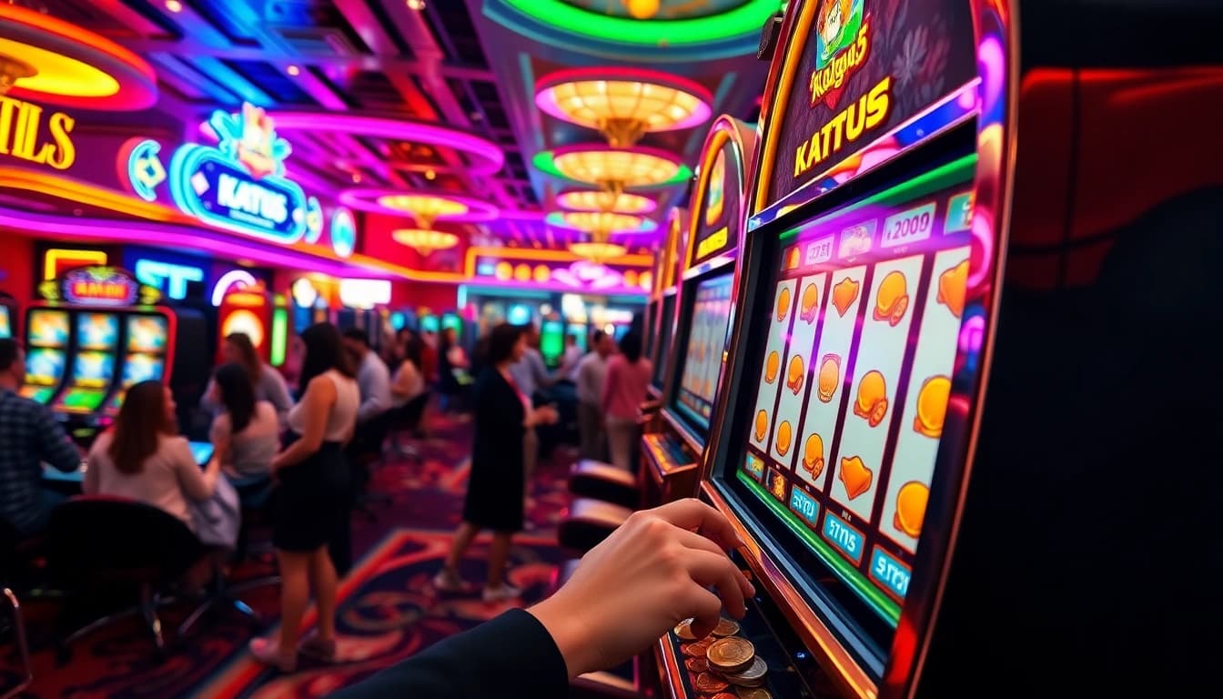 Katsu5 slot machine menarik perhatian di kasino sambil memberikan momen menarik untuk pemain.