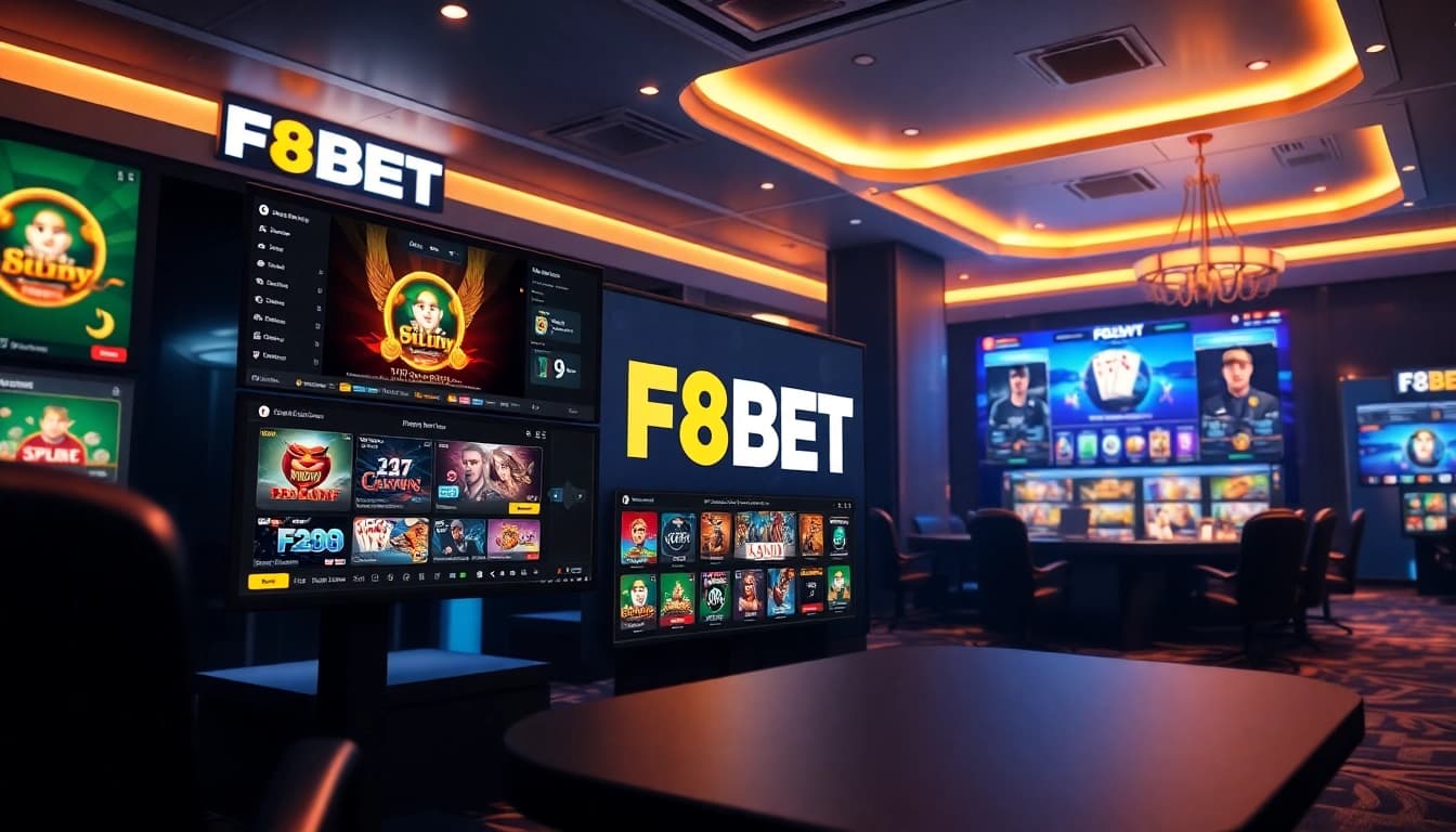 F8BET engaging online gambling platform showcasing diverse betting options.