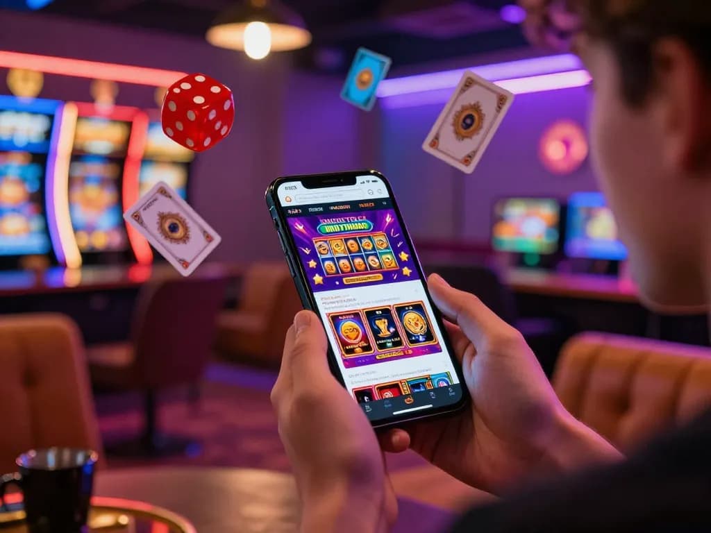 Engaging scene at trang chủ nk88 showcasing vibrant online betting activities with exciting casino graphics.