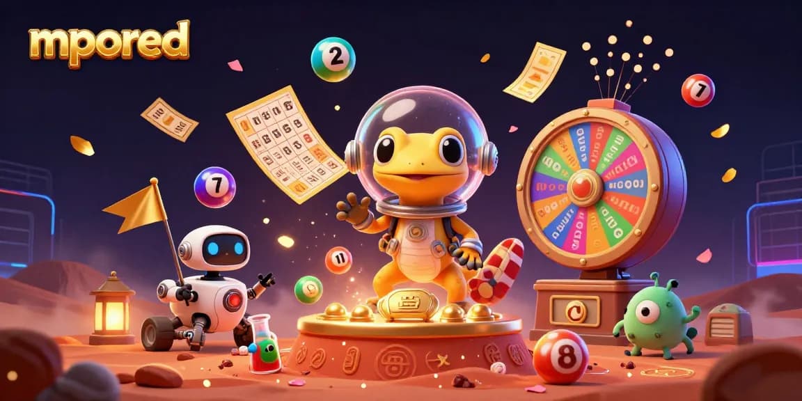 Slot online mpored membawa keseruan dalam permainan dengan suasana kasino futuristik.