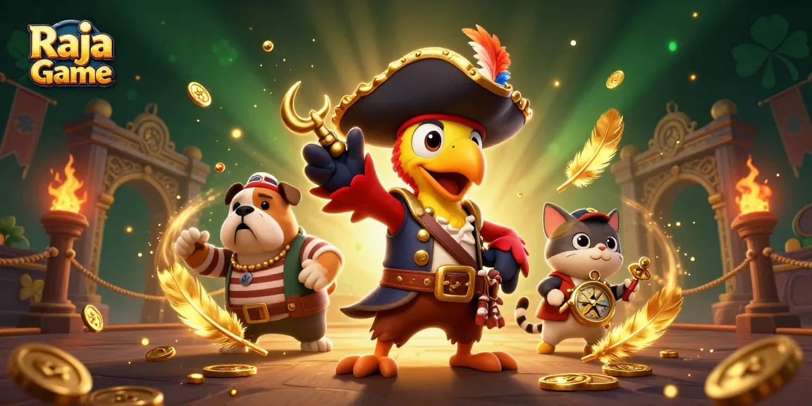 Join the exciting world of Raja Game with vibrant characters and thrilling casino elements.