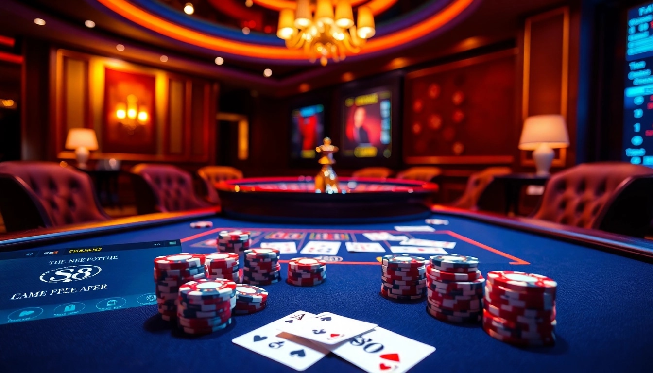 Engaging in a thrilling online s8 bet experience with vibrant casino elements and sophisticated gameplay.