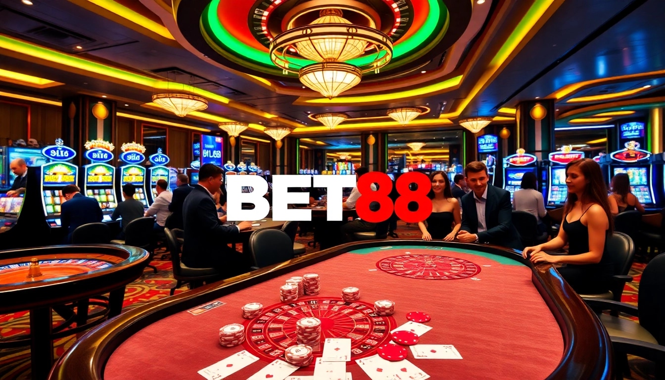 Bet88 offers an exciting casino experience with vibrant games and a luxurious atmosphere.