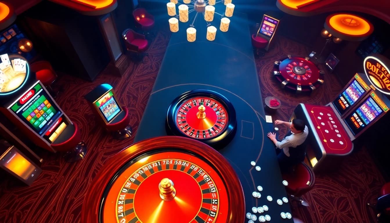 View the thrilling togel sdy live draw experience at our vibrant casino setup.