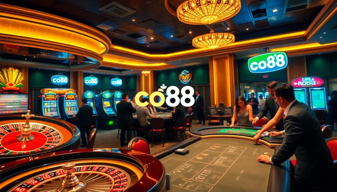 Experience thrilling gameplay at co88 casino with vibrant tables and exciting gaming action.