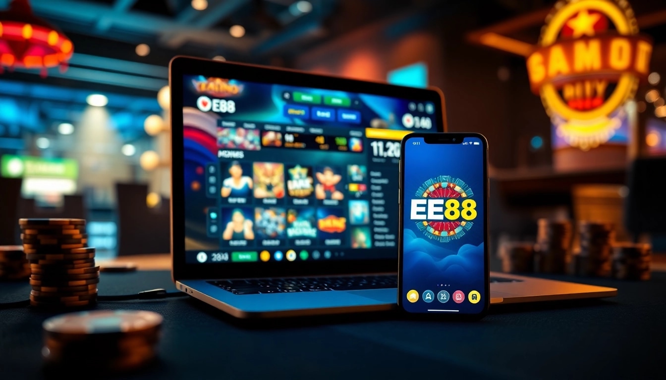 Vibrant online gaming experience at Nhà cái EE88 with engaging interface and modern technology.