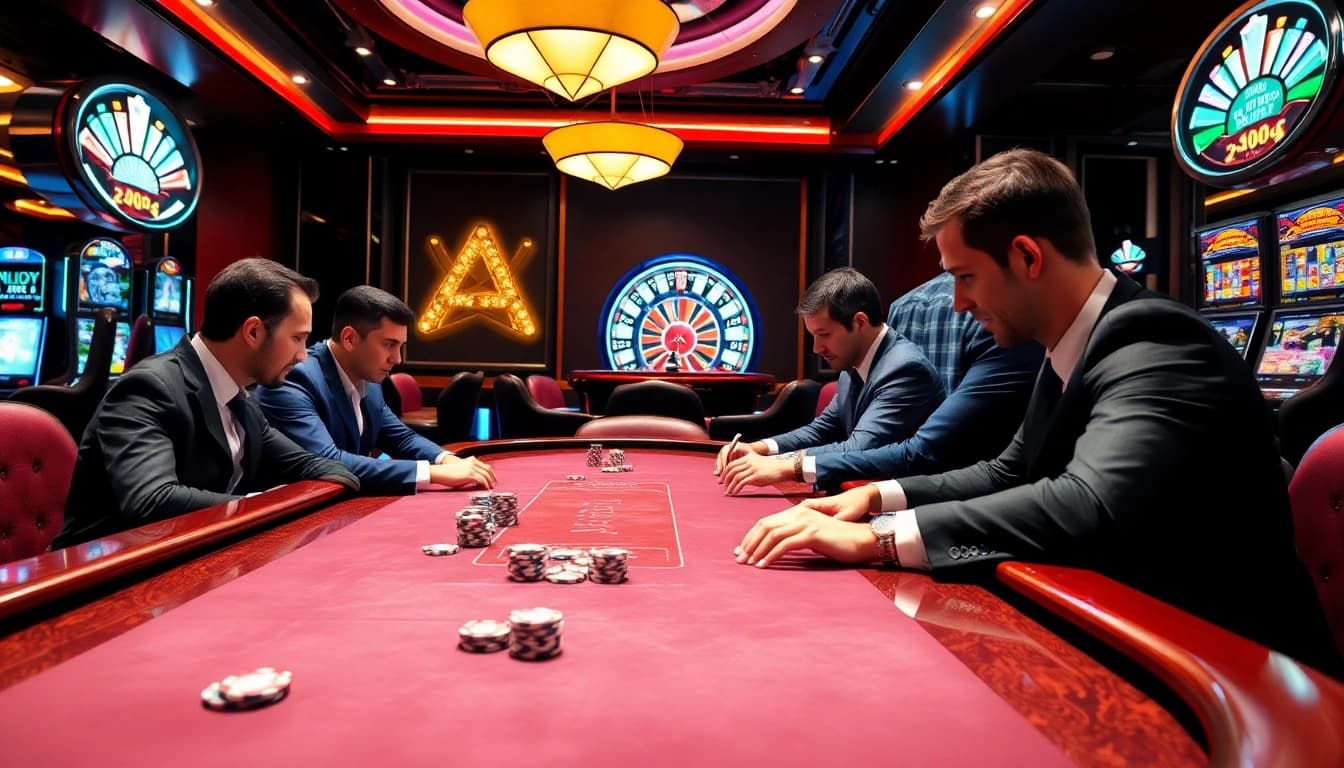 Experience the thrill of gambling at Rikvip with exciting poker tables and vibrant casino ambiance.