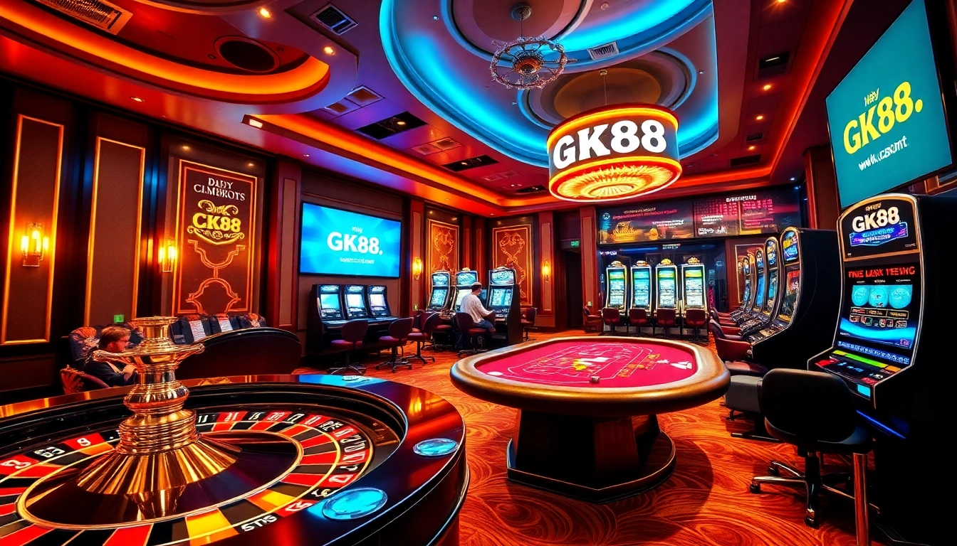 Experience the excitement at https://gk88.bond/ with roulette wheels, poker tables, and vibrant slot machines.