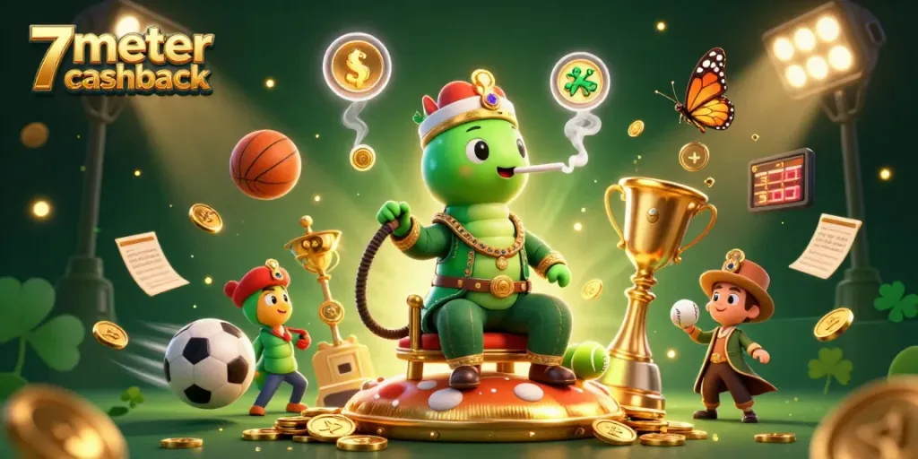 Experience 7meter cashback while betting on various sports with dynamic, exciting visuals and rewards.