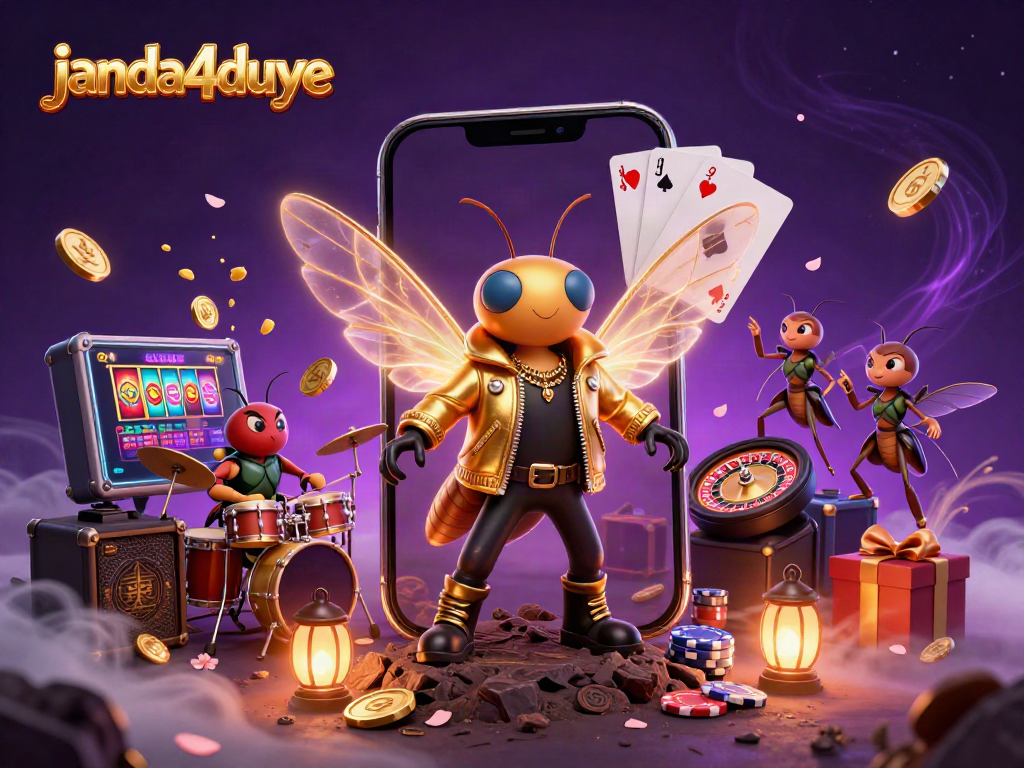 Janda4duye menampilkan permainan slot yang mendebarkan dengan karakter unik dalam ilustrasi 3D yang menarik.