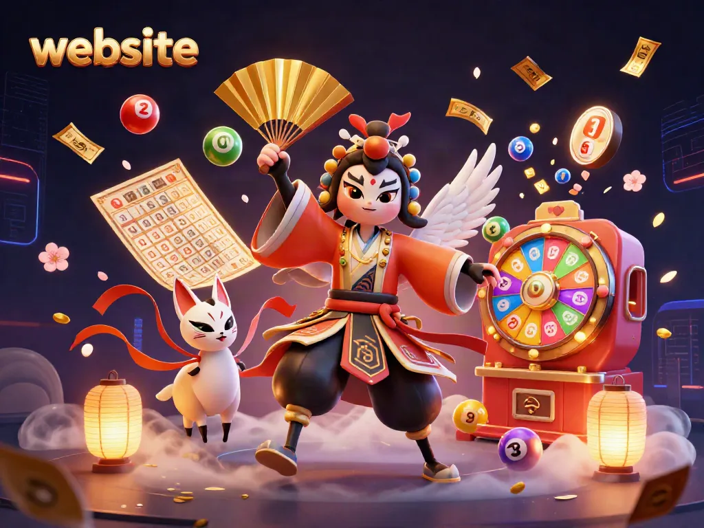 Permainan website dengan karakter kabuki dan elemen slot yang mempesona, memberikan pengalaman bermain yang menarik.